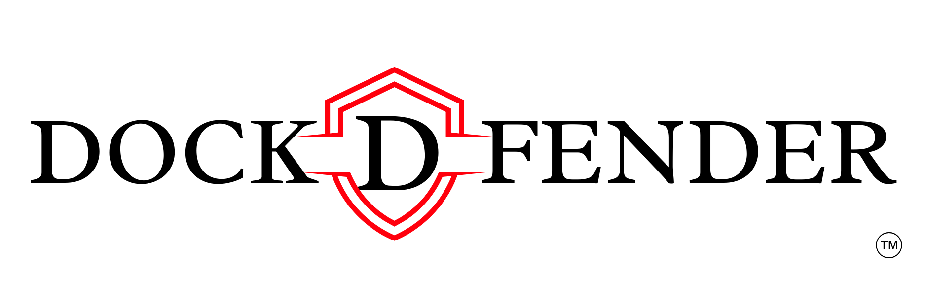 Dock D Fender Logo white background