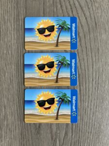 $100 Walmart Gift Card (3) To Be Given Away From The Cherryville Store.